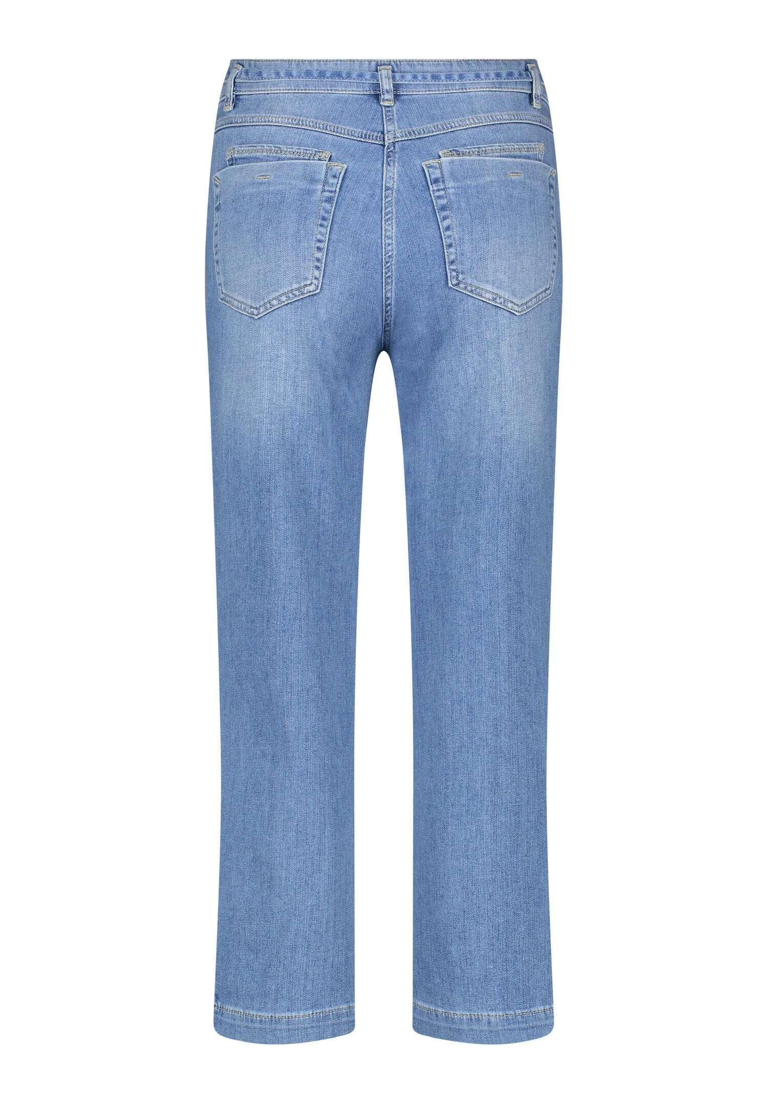 Straight Leg Jeans - Blau Denim Mit Use 7 Straight Leg Jeans - Blau Denim Mit Use - Afbeelding 7
