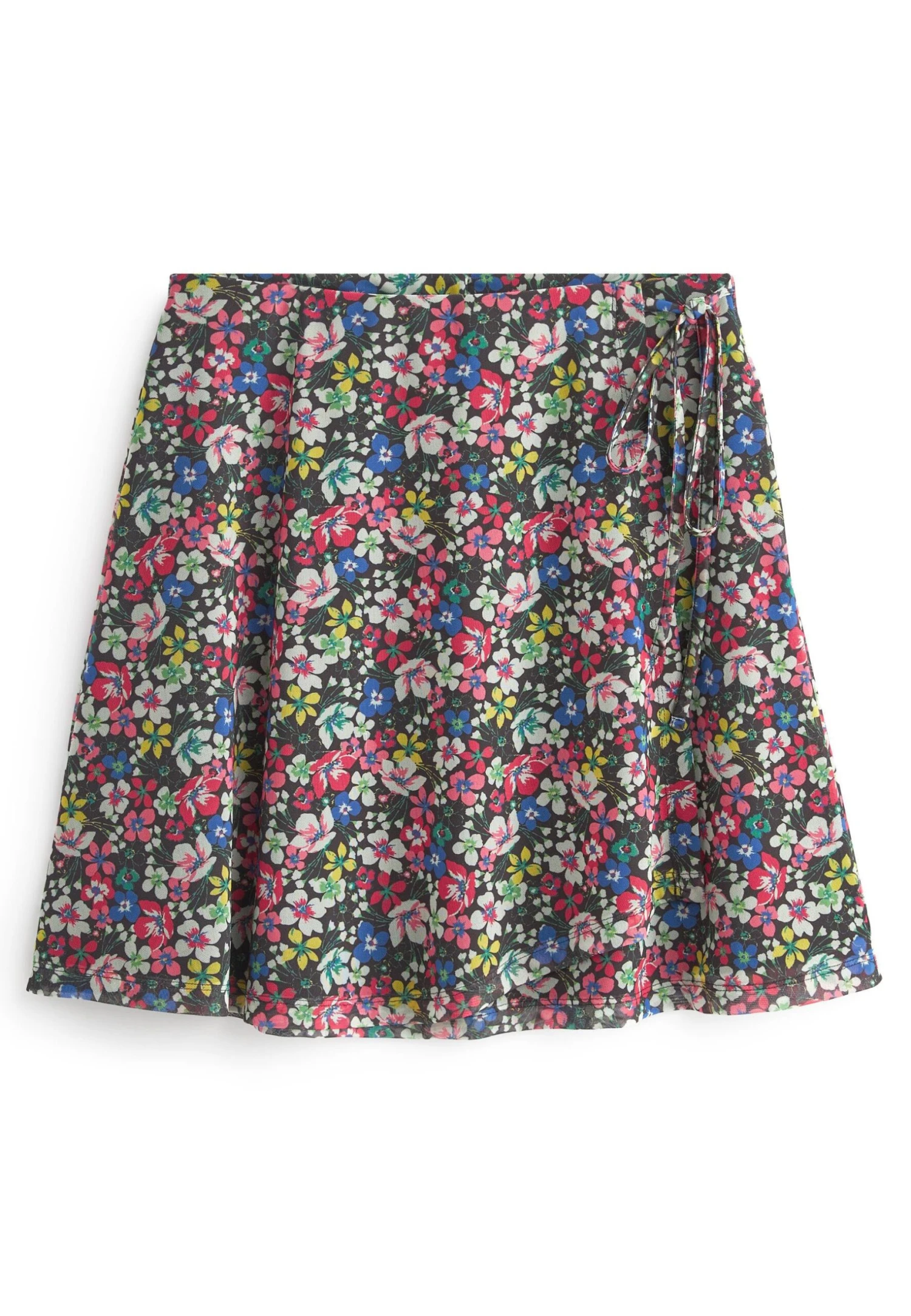 Next Tie DetailStandard - A-Lijn Rok - Black Floral 5 Next Tie DetailStandard - A-Lijn Rok - Black Floral - Afbeelding 5