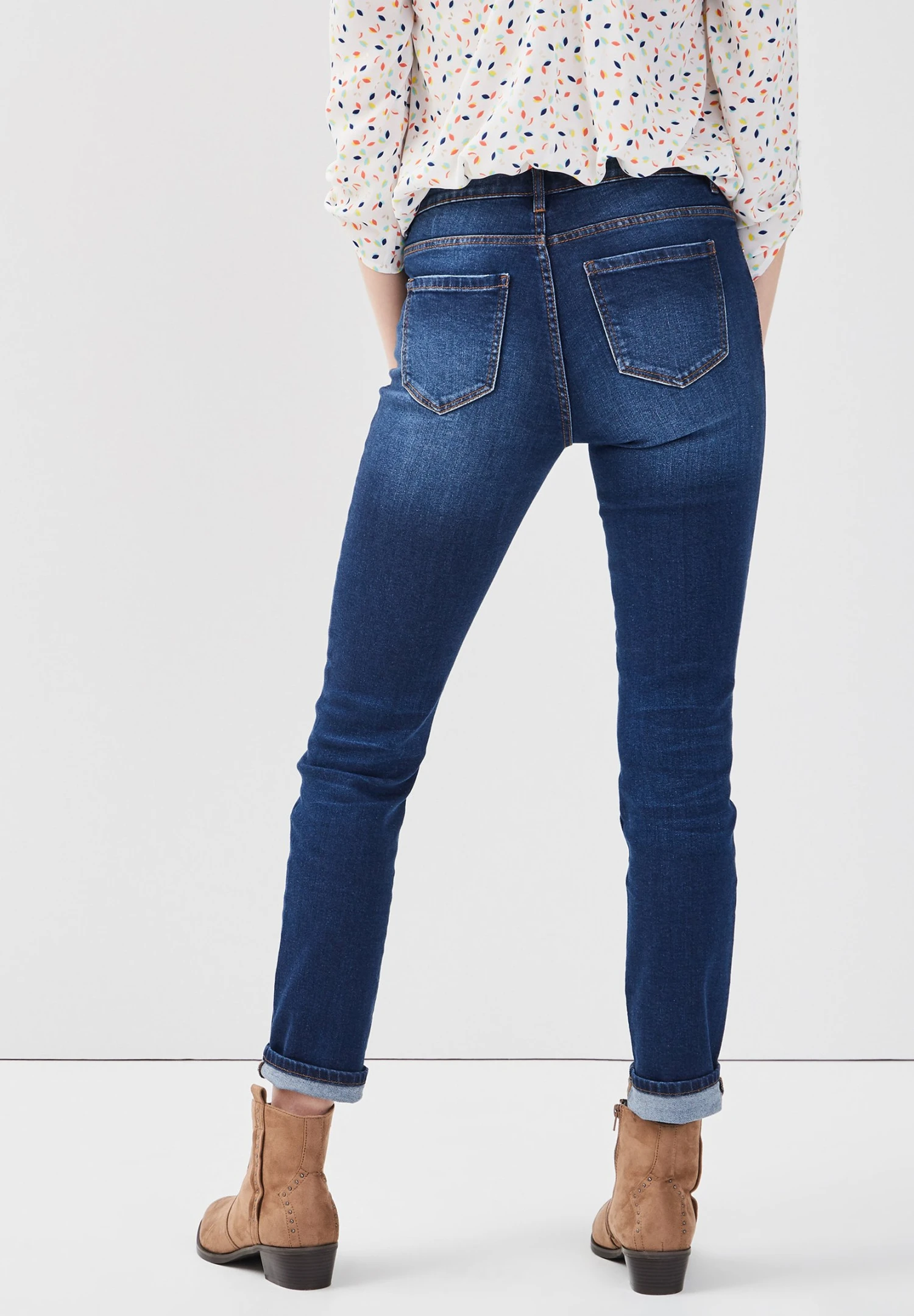 Slim Fit Jeans - Stone Blue Denim 3 Slim Fit Jeans - Stone Blue Denim - Afbeelding 3