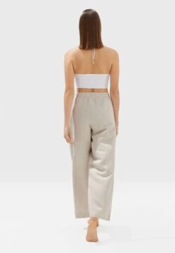Oysho Straight Cut- Broek - Beige -Only Mode Winkel e1113c5287a8489cbb473a9aeb274a81