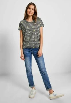 Cecil T-Shirt Print - Grün 6 Cecil T-Shirt Print - Grün -Only Mode Winkel e20b915a358c43c09e1e47d90f40b4e7