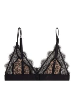 Love Stories Triangel Bralette - Triangel Bh - Brown/Black -Only Mode Winkel e2e27f2f7d94474abc3fe85f57a55510