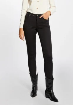 MORGAN Slim With Studs - Broek - Black