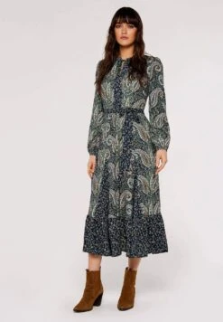 Apricot Mix And Match - Jurk - Green