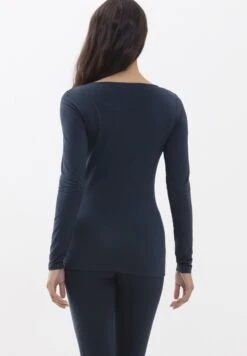 MEY Langarm Serie Cotton Pure - Hemd - Night Blue -Only Mode Winkel e3cb97e92a354bc49698e16a1d09101f