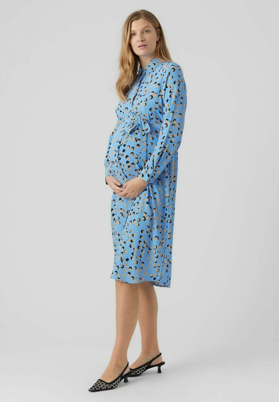 Vero Moda Blousejurk - Little Boy Blue 1 Vero Moda Blousejurk - Little Boy Blue