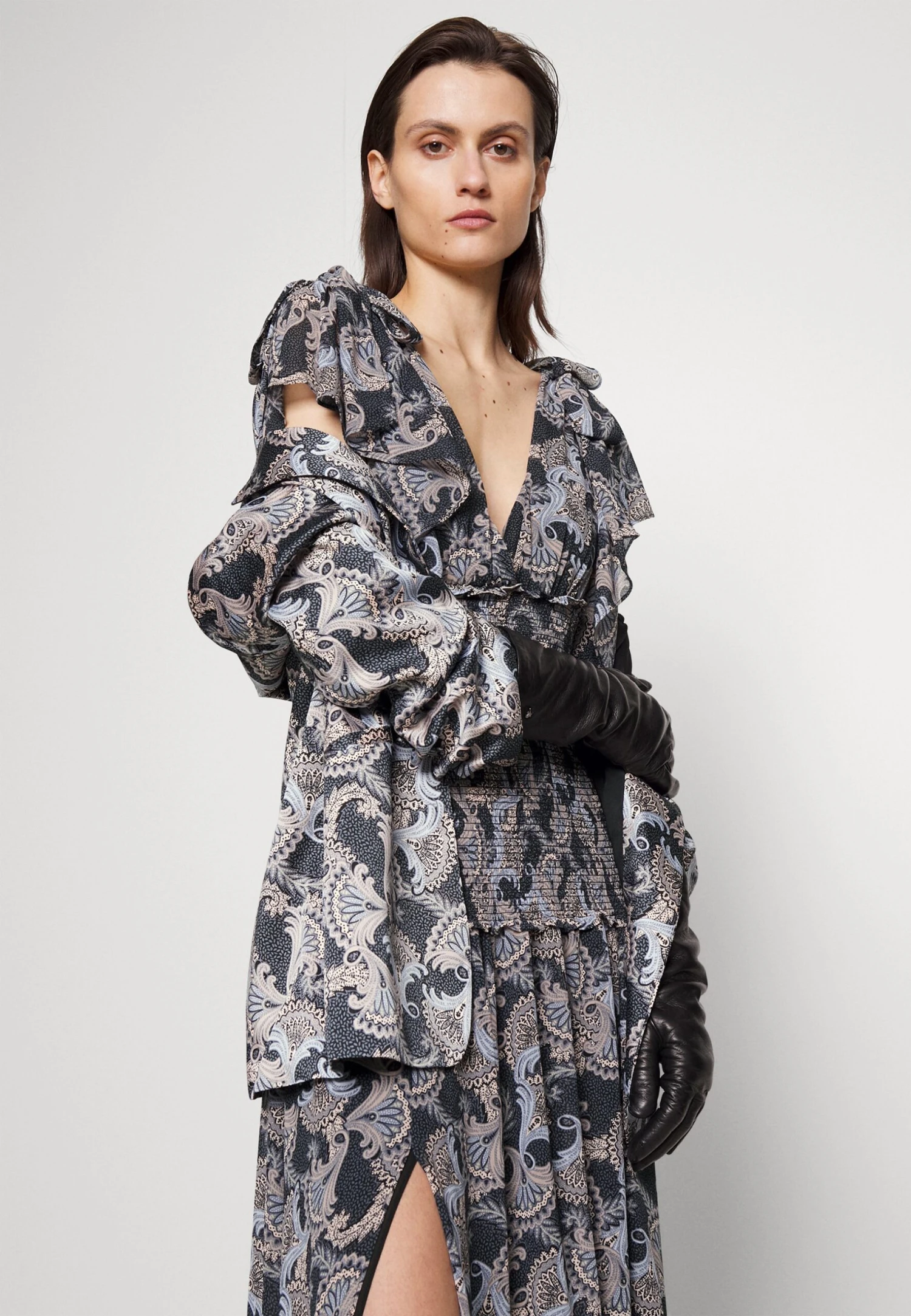 Cinq A Sept Kris Gown - Galajurk - Raven Multi 5 Cinq A Sept Kris Gown - Galajurk - Raven Multi - Afbeelding 5