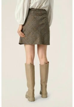 Soaked In Luxury Minirok - Brown Check -Only Mode Winkel e42aa24097944a7a80772dee287fb47f