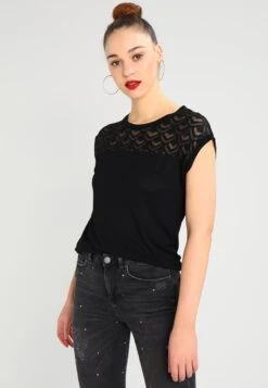 ONLY Onlnicole Life Mix - T-Shirt Print - Black