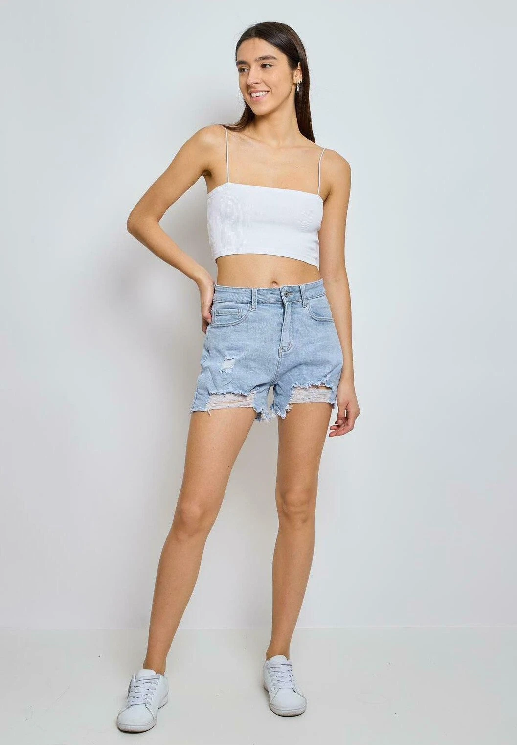 Slim Fit - Jeansshort - Blau 1 Slim Fit - Jeansshort - Blau