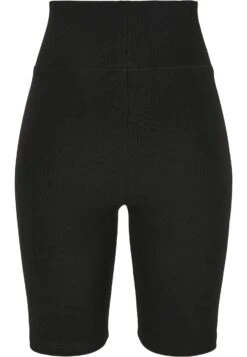 URBAN CLASSICS Ladies High Waist Branded Cycle Shorts - Shorts - Black/Black -Only Mode Winkel e46d2d7453704ff085bdd5541b24ad46