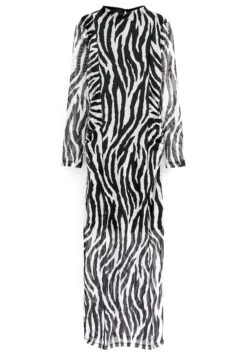 Next Long Sleeve - Maxi-Jurk - Myleene Klass Black White Zebra Print -Only Mode Winkel e4a025ebec94467da3eb5dc1d672eeab