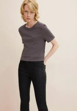 TOM TAILOR Denim Nela- Jeans Skinny Fit - Coated Black Denim -Only Mode Winkel e54906b73cdb4cdcbfe4eb5dbd12c9d1