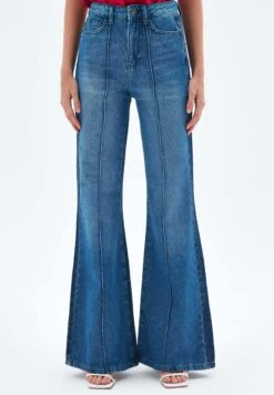 Bell Bottoms - Flared Jeans - Navy Blue