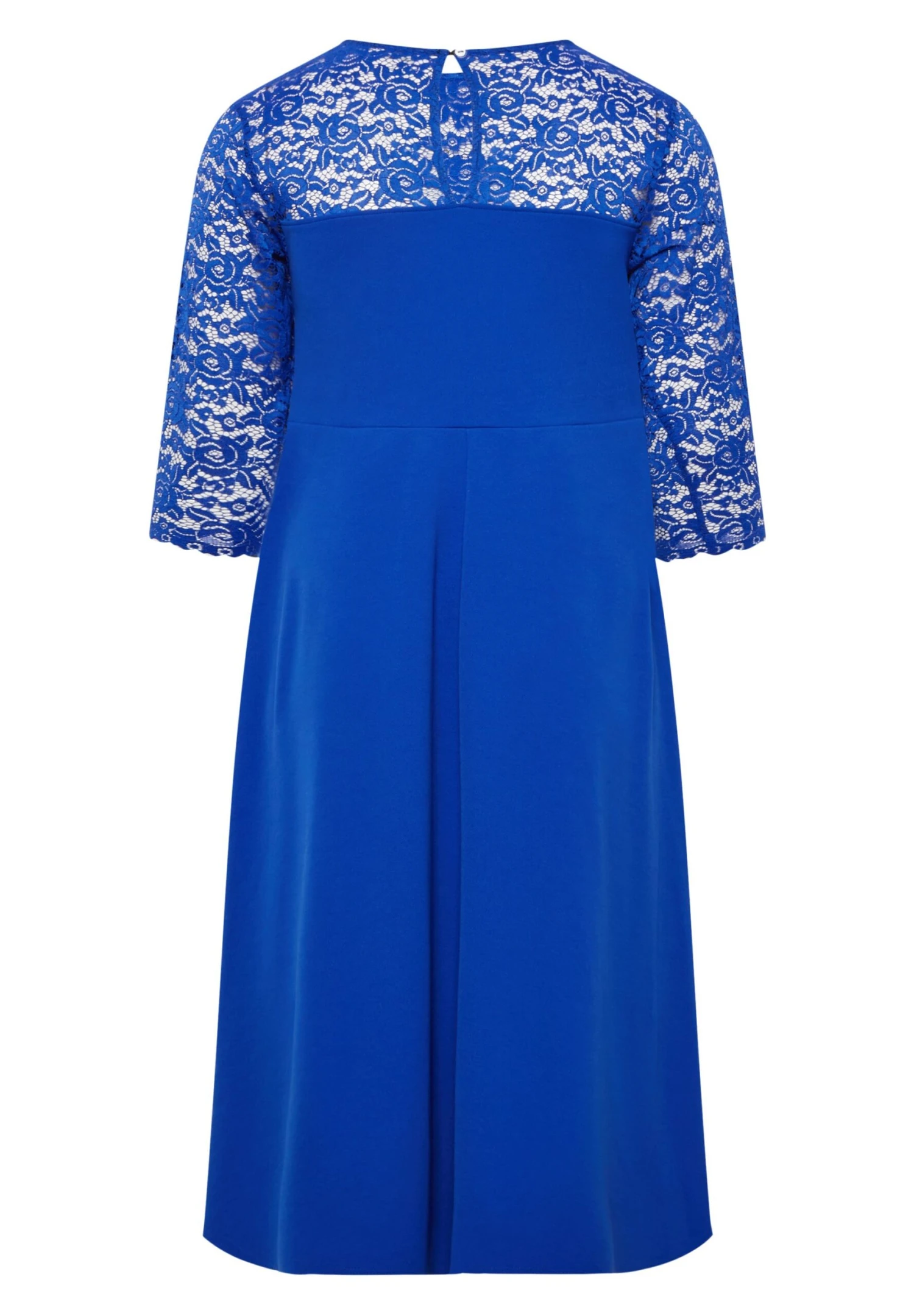 London Curve Sweetheart Midi - Jurk - Blue 6 London Curve Sweetheart Midi - Jurk - Blue - Afbeelding 6