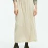 Midi - Wikkelrok - Beige