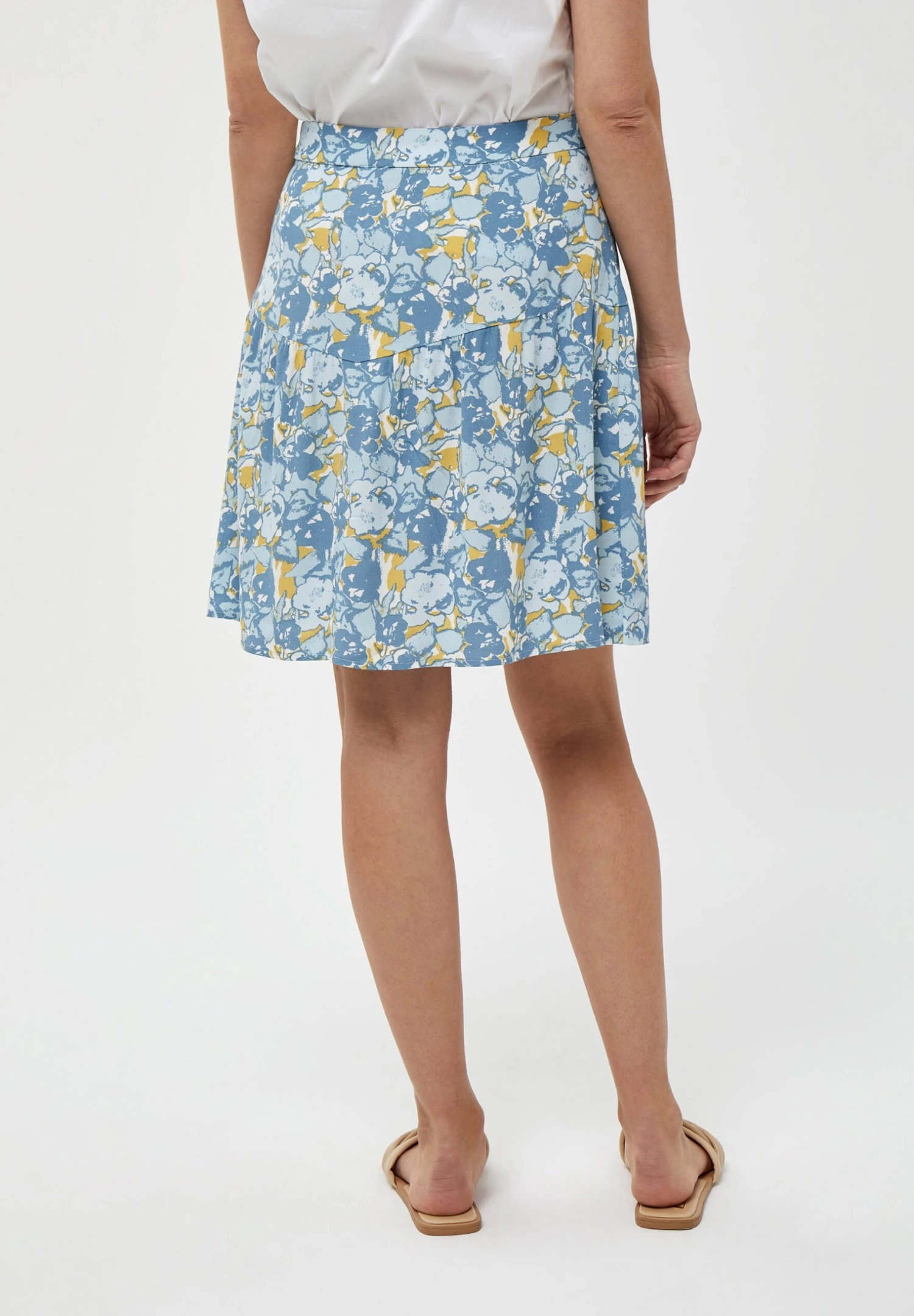 Minus Sarana - A-Lijn Rok - Blue Heaven Print 3 Minus Sarana - A-Lijn Rok - Blue Heaven Print - Afbeelding 3