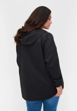 Zizzi With Welt Pockets - Parka - Black -Only Mode Winkel e73a5231338c44248913a263cd794f8a