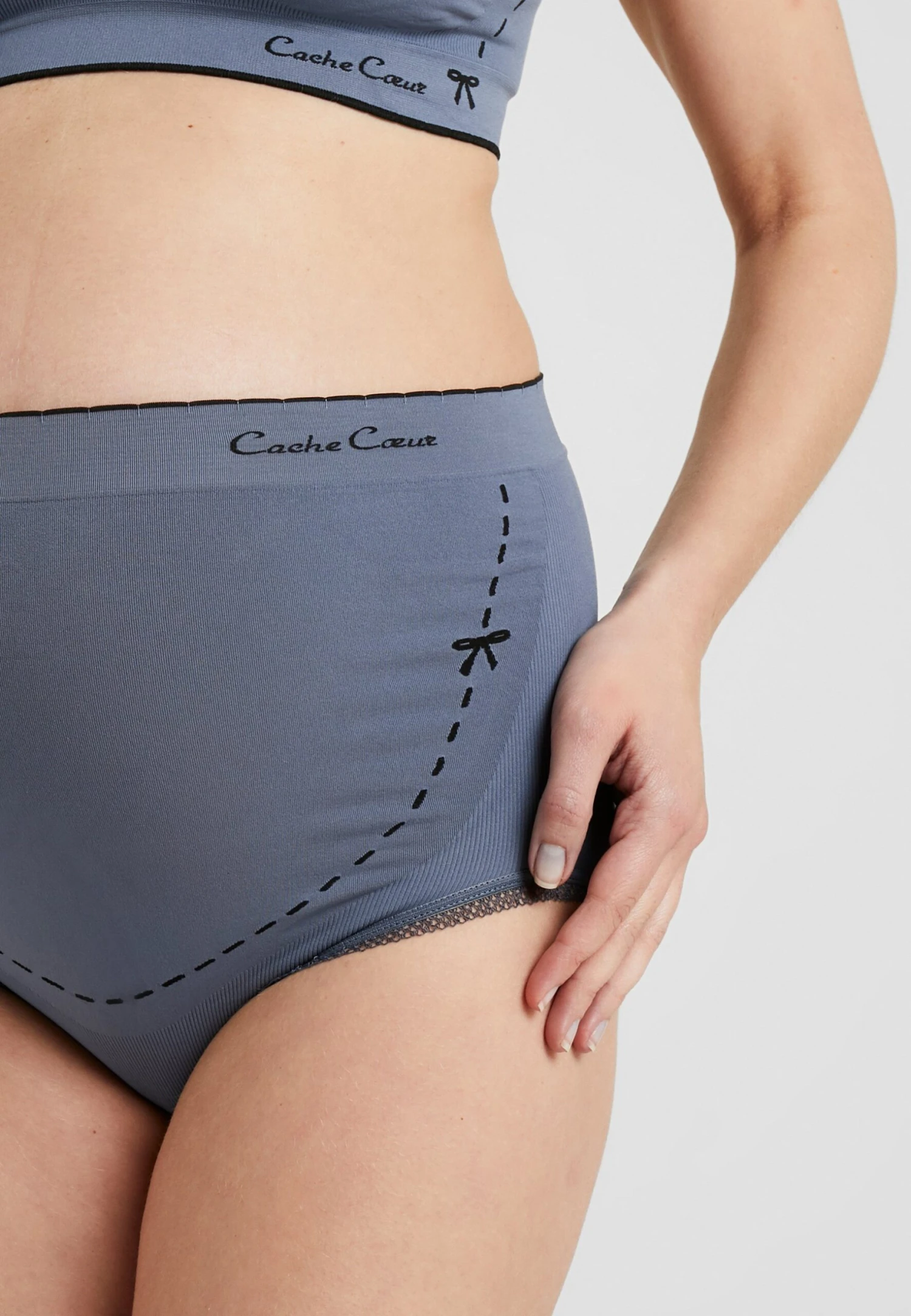 Cache Coeur Illusion - Onderbroeken - Grey 5 Cache Coeur Illusion - Onderbroeken - Grey - Afbeelding 5