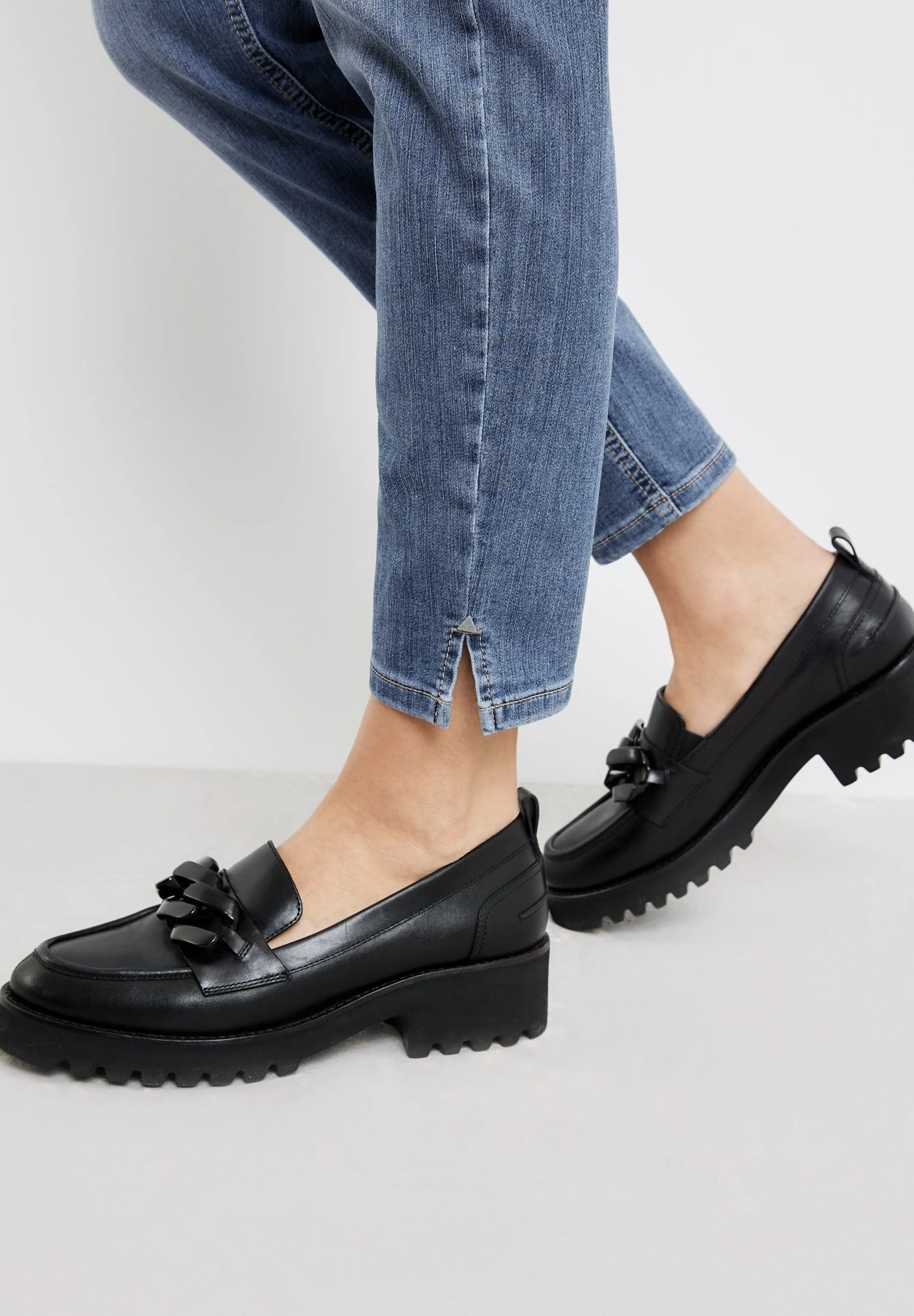 Gerry Weber Best4Me Cropped - Slim Fit Jeans - Blue Denim Long Use Und Baffi 3 Gerry Weber Best4Me Cropped - Slim Fit Jeans - Blue Denim Long Use Und Baffi - Afbeelding 3