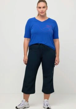 Ulla Popken 7/8- Wasserabweisend, Elastikbund, Reflektor - Trainingsbroek - Marine -Only Mode Winkel e8b62d690b804c5b978f43a5c9309bf3