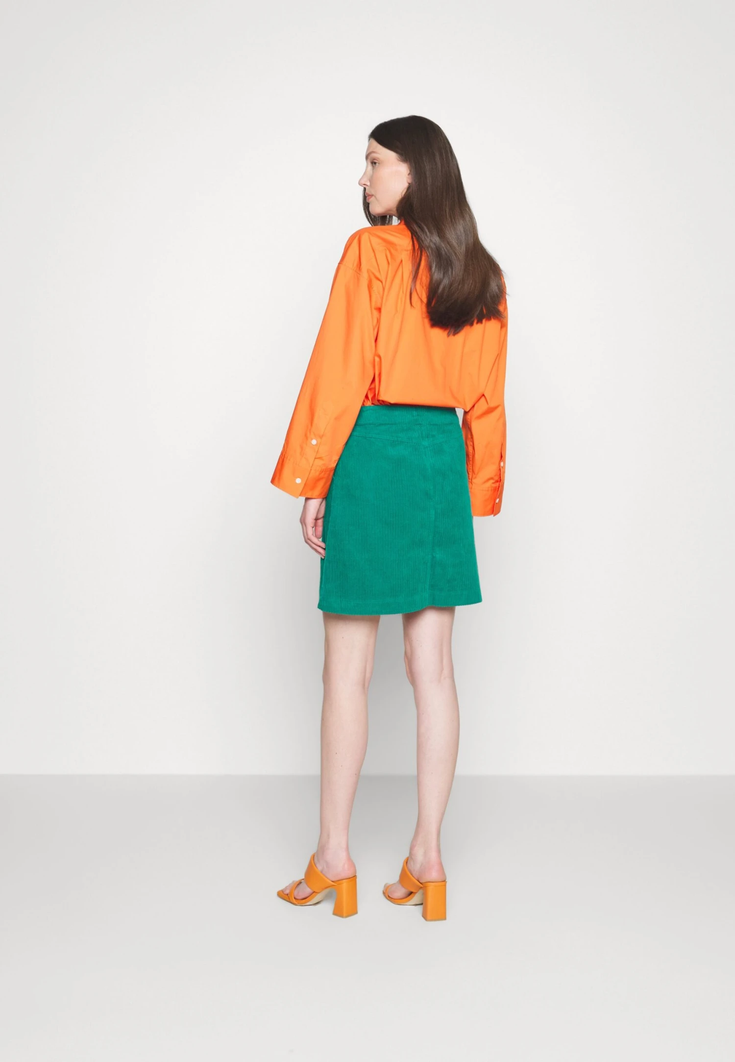B.young Disune Skirt - A-Lijn Rok - Cadmium Green 4 B.young Disune Skirt - A-Lijn Rok - Cadmium Green - Afbeelding 4