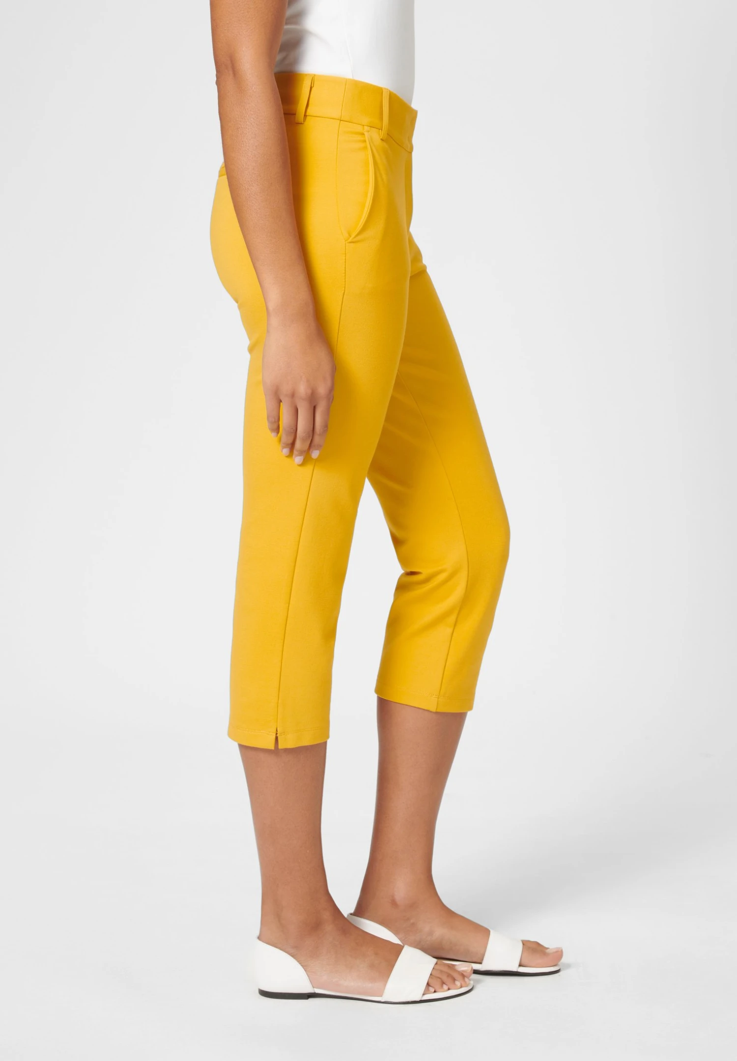 Capri - Broek - Senfgelb 5 Capri - Broek - Senfgelb - Afbeelding 5