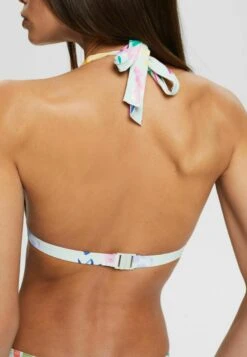 ESPRIT Gemustertes Neckholder - Bikinitop - Light Aqua Green -Only Mode Winkel e93b2ec59b91485fbef6a048fdd9ed86