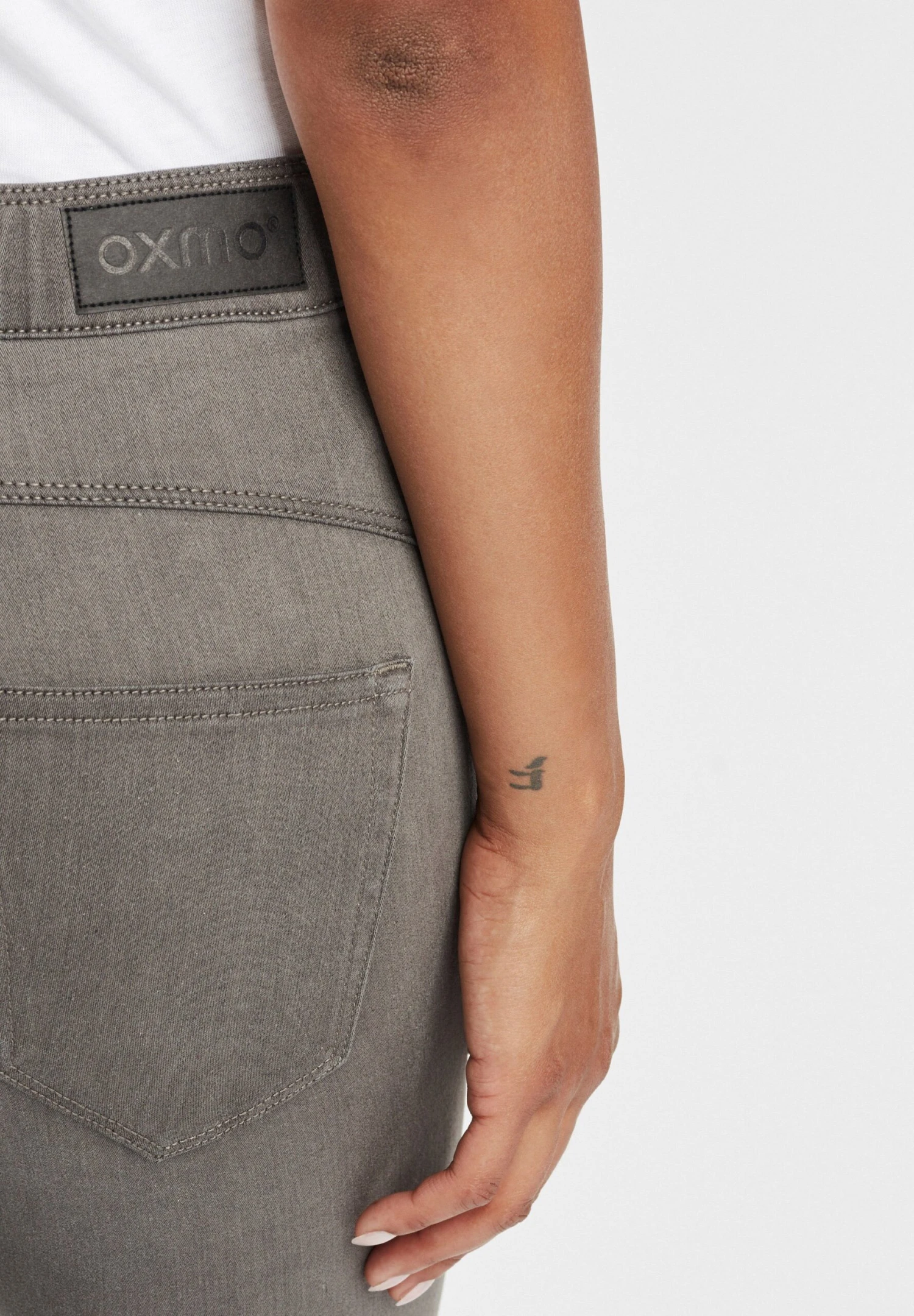 OXMO Oxgesine - Jeans Skinny Fit - Pewter 5 OXMO Oxgesine - Jeans Skinny Fit - Pewter - Afbeelding 5