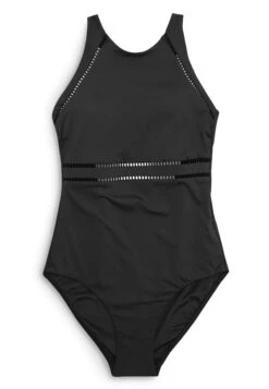 Next High Neck Tummy Control Petite - Badpak - Black -Only Mode Winkel e96d4ac21c6046bebe300db36fccfee6