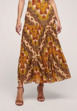 LUISA SPAGNOLI Tiara - A-Lijn Rok - Var Tabacco Arancio