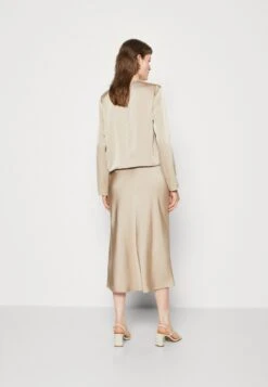Calvin Klein Light Weight Midi Skirt - A-Lijn Rok - Medium Taupe -Only Mode Winkel e9cc9bdaf79d4127aba7f7acc1c2926d