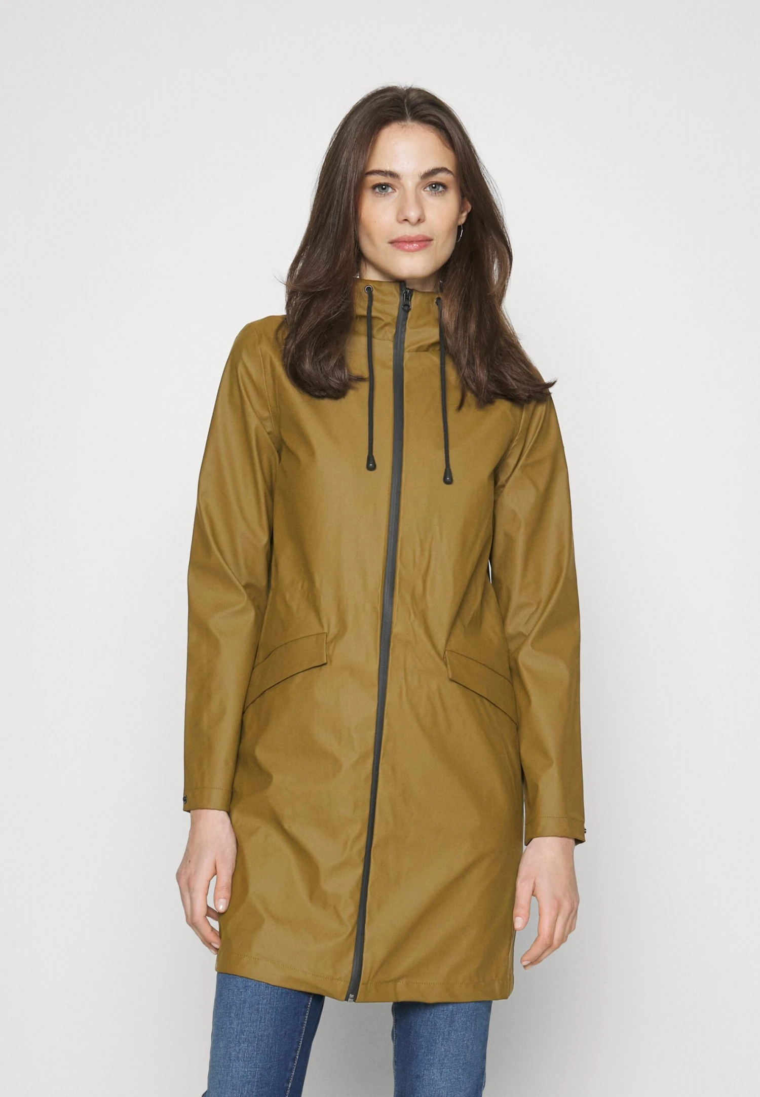 Mamalicious Mldrops Tikka Rain Coat - Parka - Dark Olive 3 Mamalicious Mldrops Tikka Rain Coat - Parka - Dark Olive - Afbeelding 3