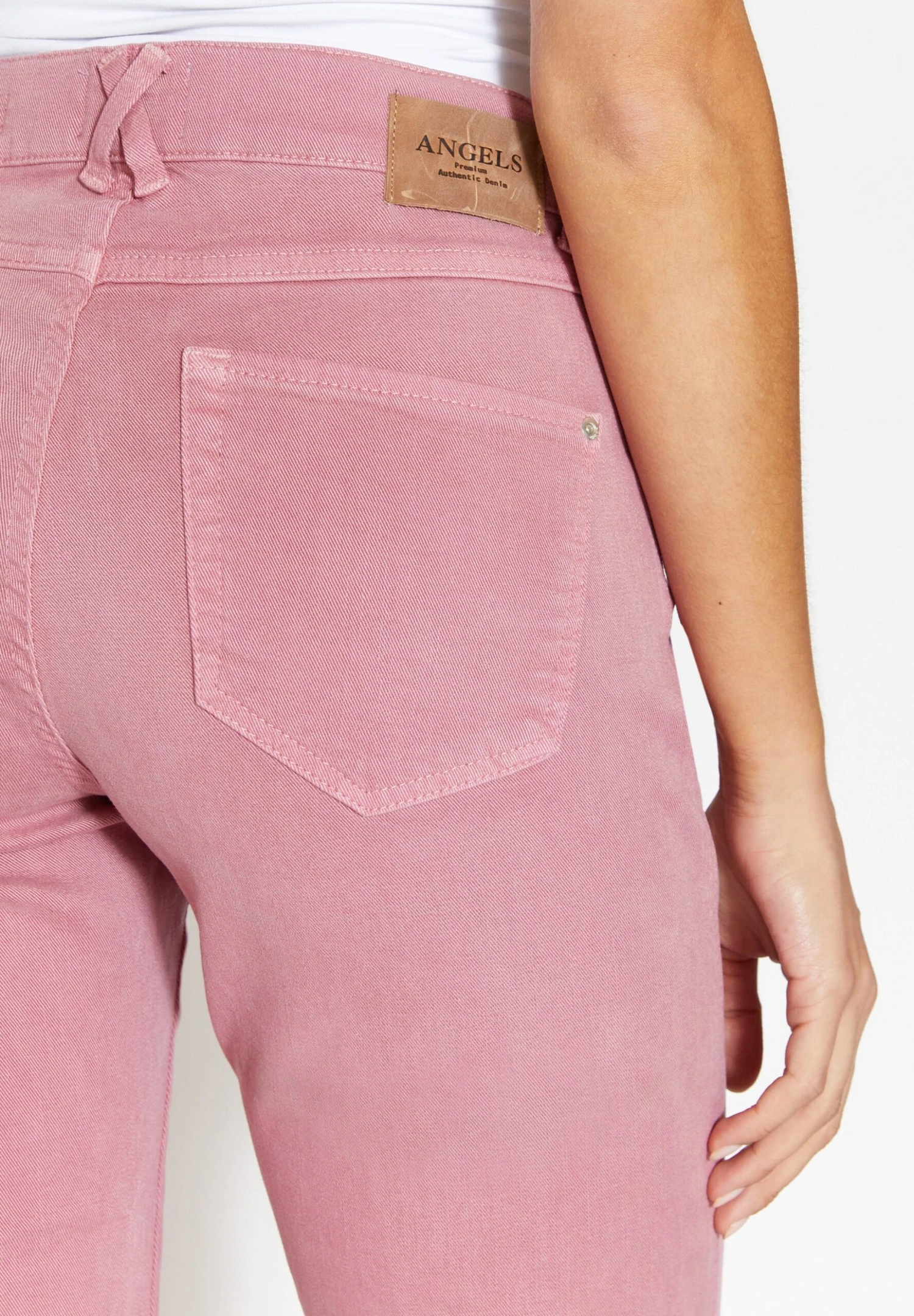 Angels DarleenMit Logo - Straight Leg Jeans - Rosa 4 Angels DarleenMit Logo - Straight Leg Jeans - Rosa - Afbeelding 4