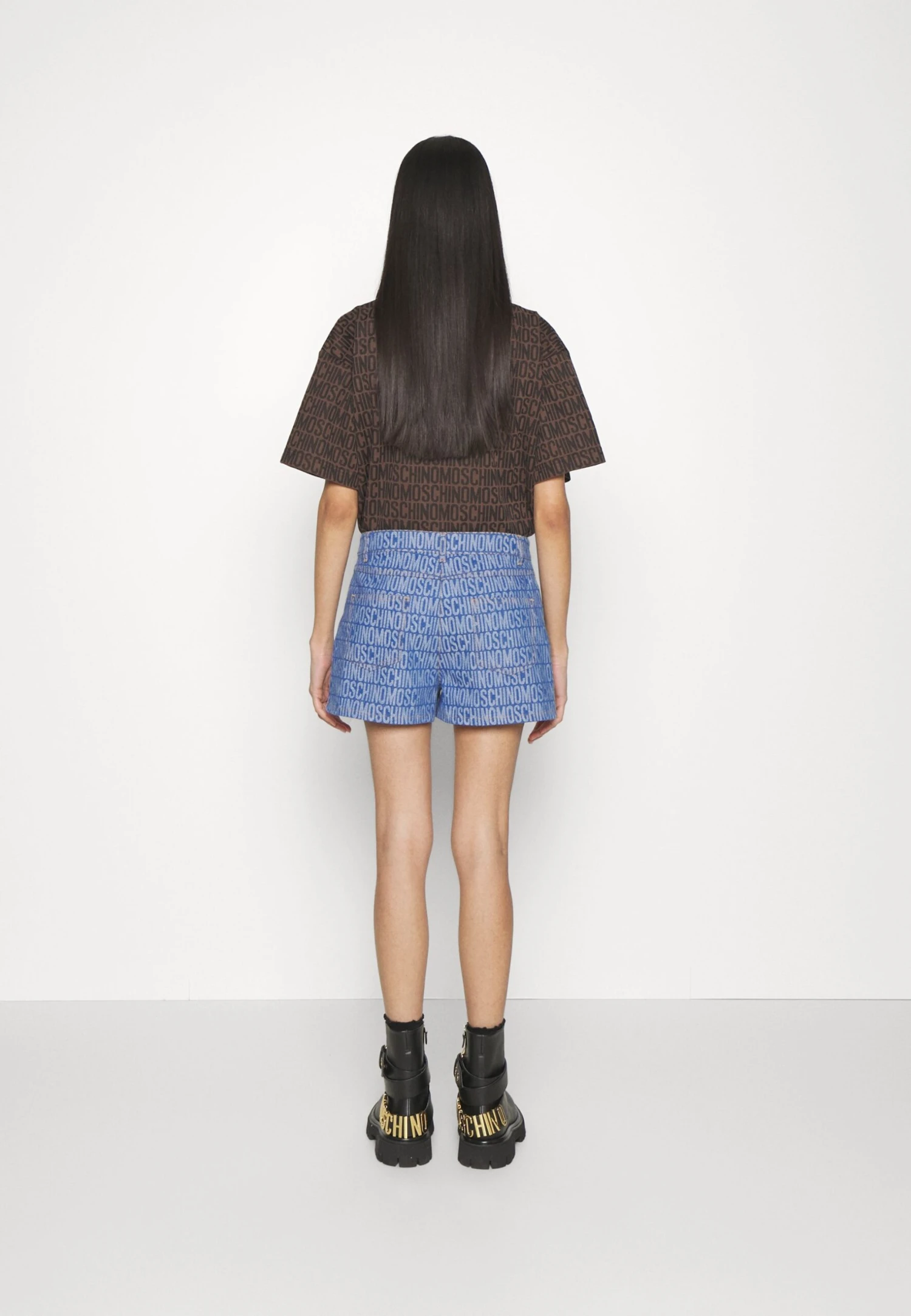 MOSCHINO Jeansshort - Fantasy Blue 4 MOSCHINO Jeansshort - Fantasy Blue - Afbeelding 4