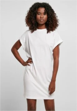 URBAN CLASSICS Ladies Rainbow Tee Dress - Jerseyjurk - White -Only Mode Winkel ebafaee7253c423b8a99d5759e6b2ab2