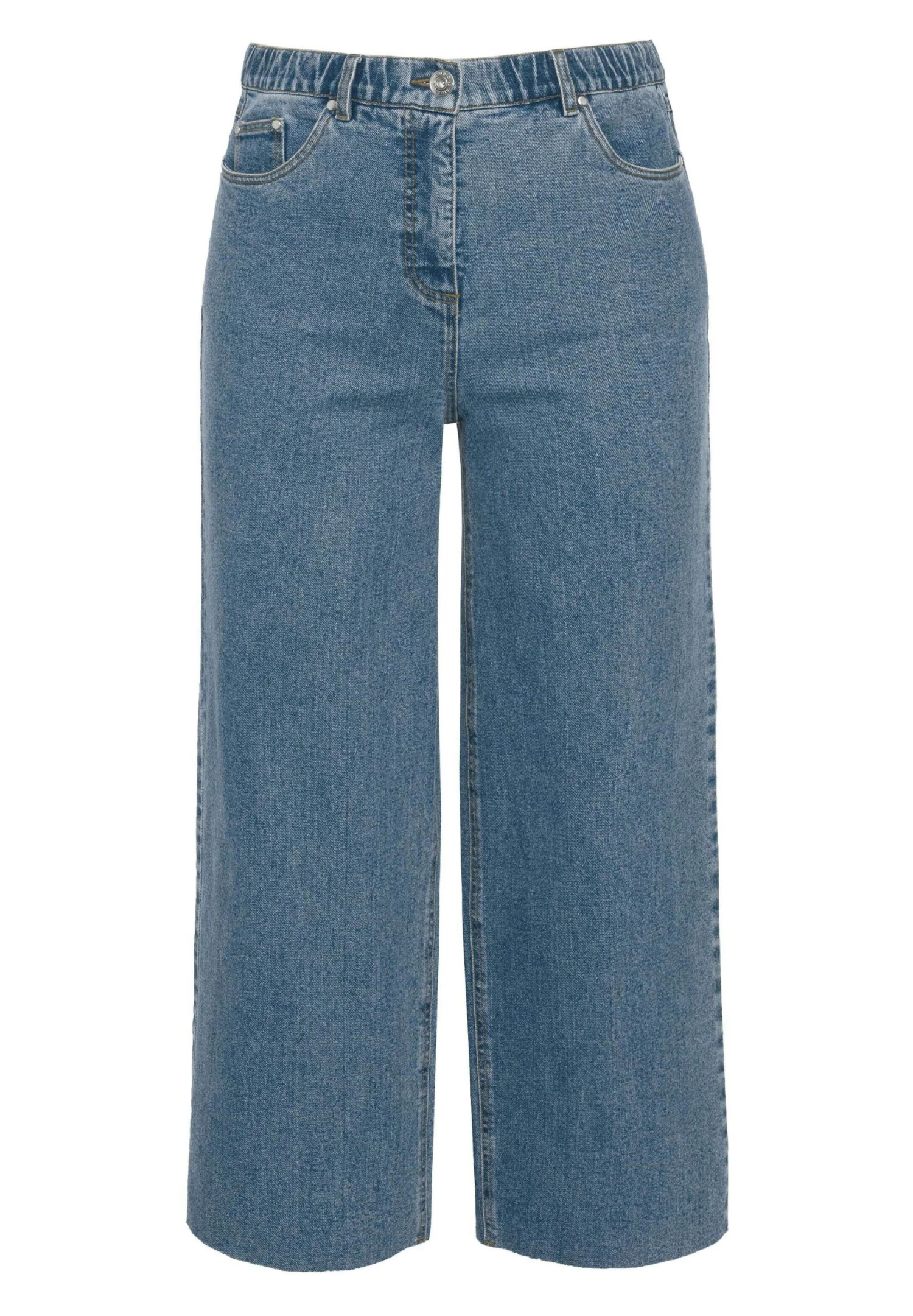 Cutted Onderaan - Straight Leg Jeans - Blue Denim 5 Cutted Onderaan - Straight Leg Jeans - Blue Denim - Afbeelding 5