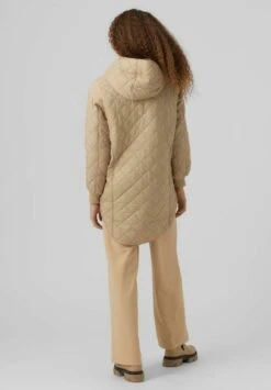 Vero Moda Tepp - Mantel - Travertine -Only Mode Winkel ec138cab5f6b46ac9b3a935e477d822e