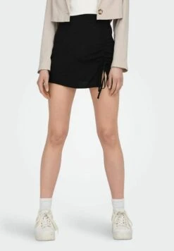 ONLY Geraffter - Minirok - Black