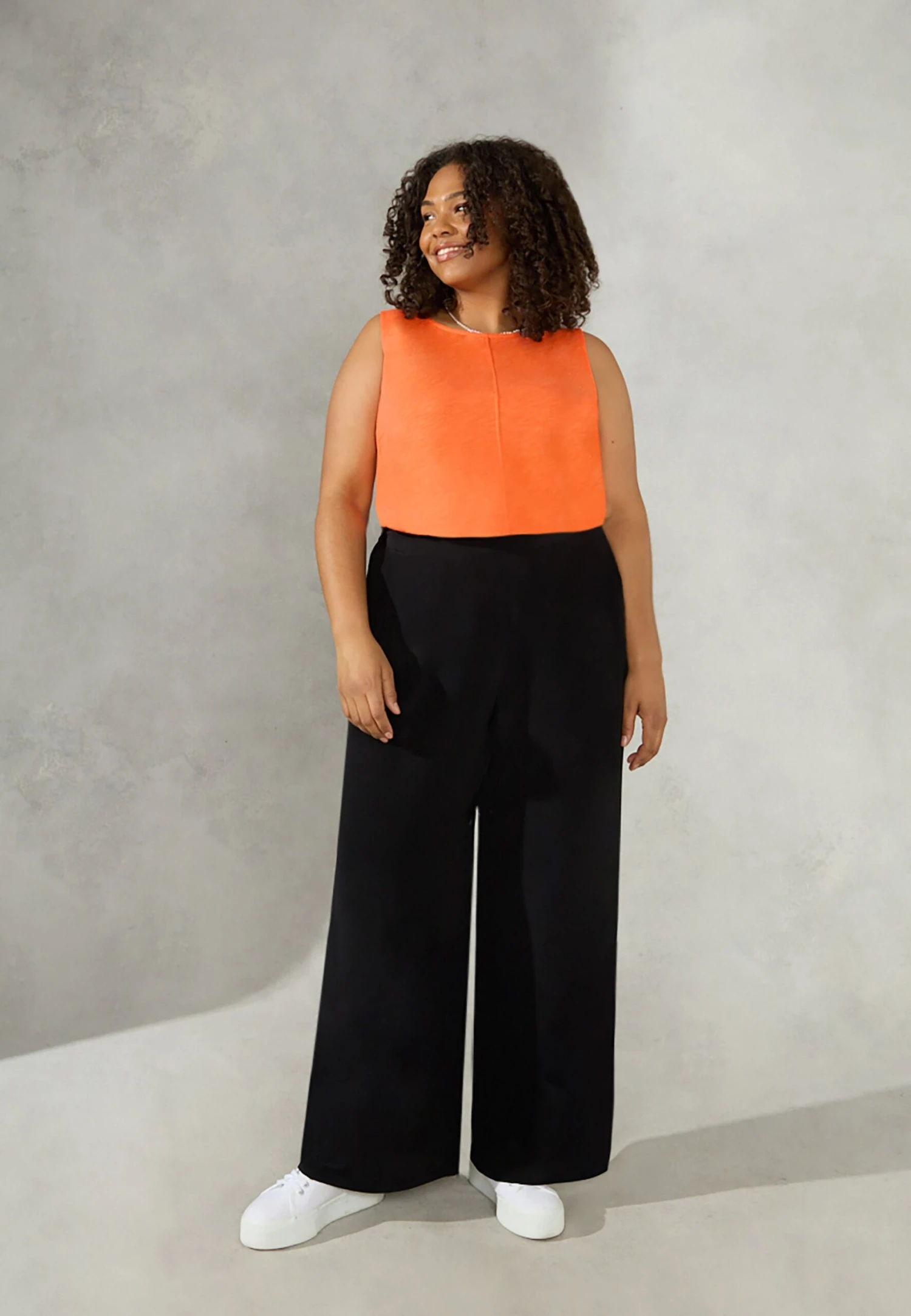 Wide Leg - Broek - Black 4 Wide Leg - Broek - Black - Afbeelding 4