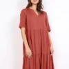 Soyaconcept Sc-Radia- Jurk - Dusty Red