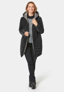 GOLDNER Winterjas - Black / Anthracite -Only Mode Winkel ed604ebb094d4e9dbaa433ac67672f26