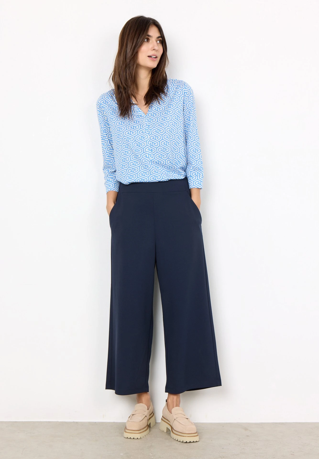 Soyaconcept Sc-Siham 36 - Broek - Navy 2 Soyaconcept Sc-Siham 36 - Broek - Navy - Afbeelding 2