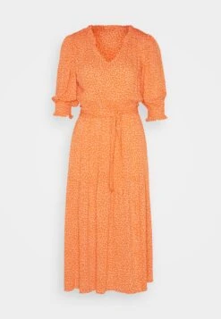 Marks & Spencer Waisted Midi - Jurk - Orange Mix -Only Mode Winkel ee4aa39ad59f438799de5b3f82e6a3bd