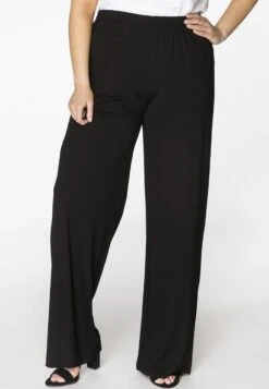 Mit Einem Elastischen Bund - Broek - Black