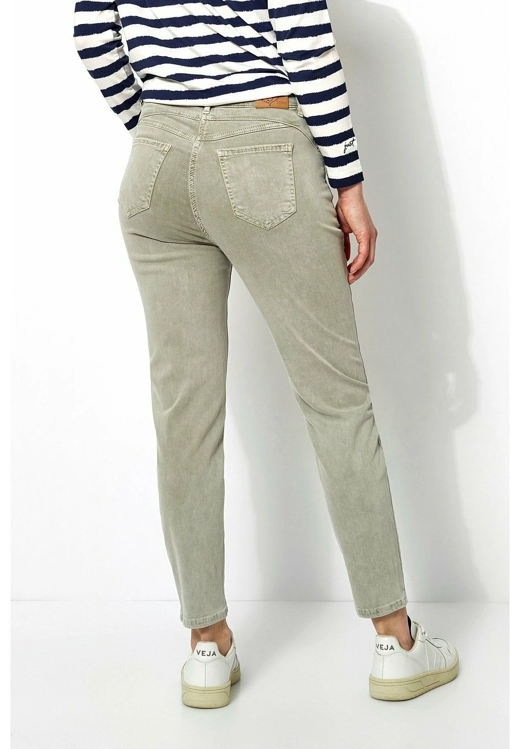 TONI Slim Fit Jeans - Green 2 TONI Slim Fit Jeans - Green - Afbeelding 2