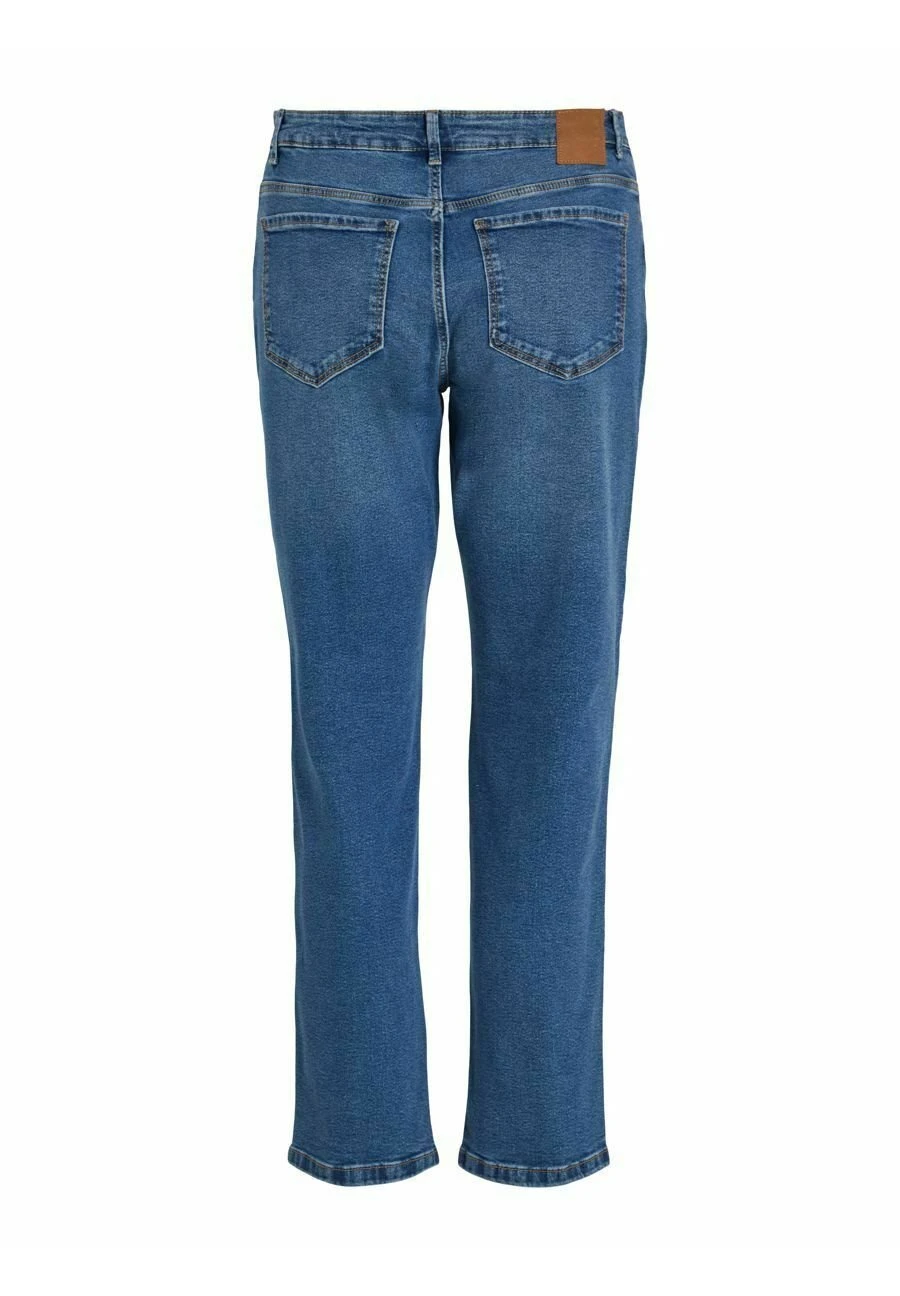 Vila Mid Rise - Jeans Tapered Fit - Medium Blue Denim 7 Vila Mid Rise - Jeans Tapered Fit - Medium Blue Denim - Afbeelding 7