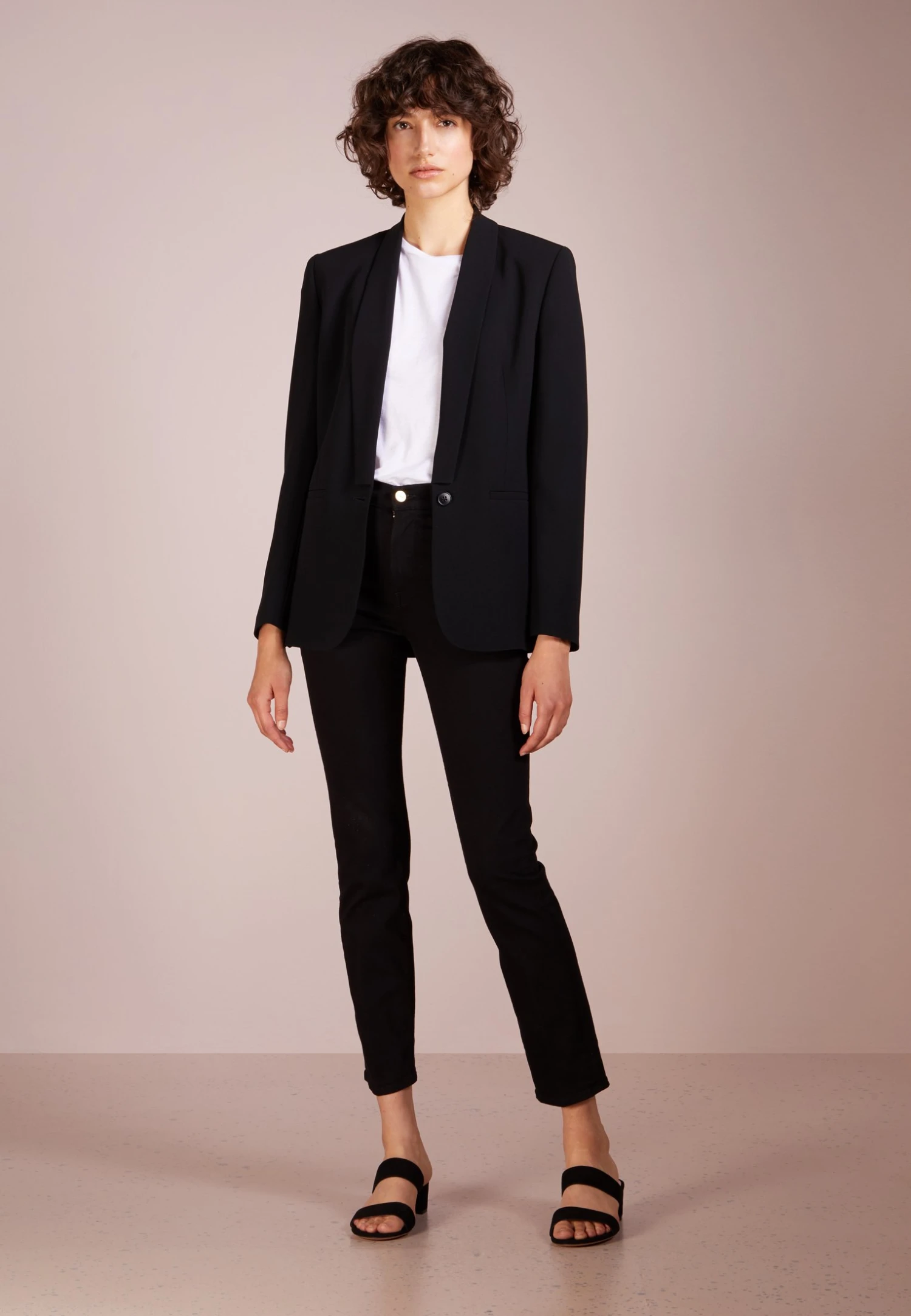 FRAME Le High - Straight Leg Jeans - Film Noir 2 FRAME Le High - Straight Leg Jeans - Film Noir - Afbeelding 2