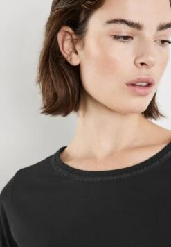 Taifun Kurzarm Rundhals- T-Shirt Basic - Schwarz -Only Mode Winkel eefb2f97964348899e06fd77774ebb9a