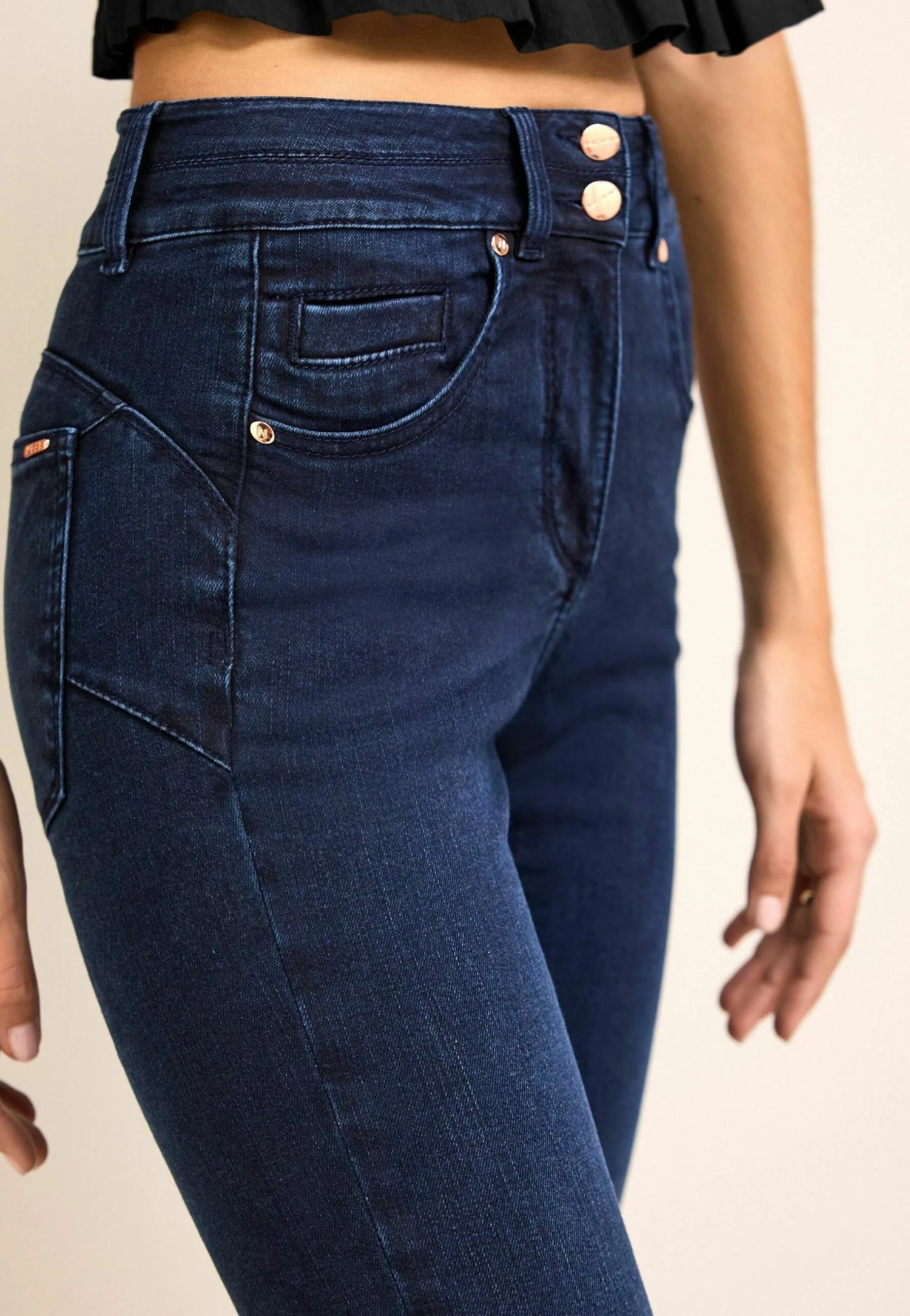 Next Lift Shape Standard - Slim Fit Jeans - Inky Blue Denim 4 Next Lift Shape Standard - Slim Fit Jeans - Inky Blue Denim - Afbeelding 4